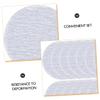 FRCOLOR 20pcs Eyebrow Pencil Sandpaper Pads Multifunctional Makeup Sharpener Tool for Efficient Sanding Nail Filing and Precise Application for Artists and Students view 3