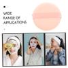 WRITWAA 16Pcs Fluffy Face Powder Puff Cotton Makeup Pads for Loose Powder Application Portable and Washable Cushions for Smooth Blending for Makeup Lovers view 3