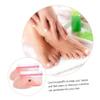 DEARMAMY 2 Pairs Peach Paraffin Wax Therapy Covers for Hands Feet Exfoliating Scrub Gloves for Moisturizing Care Easy to Use Durable Salon Quality Home Treatment view 2