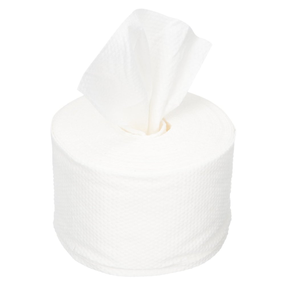 FRCOLOR 1 Roll Disposable Face Wash Cloth Comfortable Facial Tissue for Makeup Removal Cleansing Exfoliating Easy to Use for Daily Skin Care and