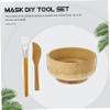 Beavorty 1set Facial Mask Bowl Kit Mixing Tools Brush and Spatula for Mud Mask Application Safe Washable Supplies view 3