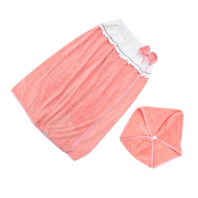 Alipis 1set Comfortable Bath Skirt for Women Wrap Towel Hair Wrap Soft Fleece Beauty Salon and Bathing Essential Multi-Purpose Use for Home and Spa