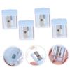 DEARMAMY 4pcs Eyebrow Pencils Single Sharpener for Makeup Eyeliner Pencil Sharpener Lid Lipstick Professional Beauty Tool view 4