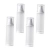 OATIPHO 4pcs 20ml Matte Airless Lotion Pump Bottle Refillable Cosmetic Dispenser for Travel for Lotions and Creams Suitable for Bathroom view 1