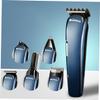WRITWAA Men's Electric Nose Hair Trimmer Rechargeable Beard Shaver Multi-Function Hair Removal Machine for Men Stainless Steel Head for Travel view 4