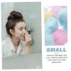 DEARMAMY Cotton Balls Pink Yellow Blue Gentle Face Cleansing Makeup Removal Rounds Non-Woven Reusable Easy to Use view 3