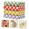 ULTECHNOVO 4pcs Soft Fleece Towels Absorbent Face Hand Washcloths Bath Towels for Students Dorm Spa Hotel Home Travel view 4