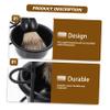 MERRYHAPY Men's Beard Grooming Kit 1 Set Metal Shaving Stand Wear-resistant Shaving Bowl for Household Use view 4