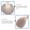 BESTYASH Large Soft Loose Powder Brush Fluffy Synthetic Makeup Brush for Women for Setting Makeup Blush and Foundation Application Pure White view 4