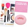 Beavorty Face Powder Puff Box Small Makeup Sponge Case Silicone Holder for Travel Beauty Tool Organizer view 3