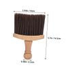 WOFASHPURET Solid Wood Handle Soft Hair Brush Barber Brush Men's Beard Grooming Multifunctional Cleaning Tool view 2
