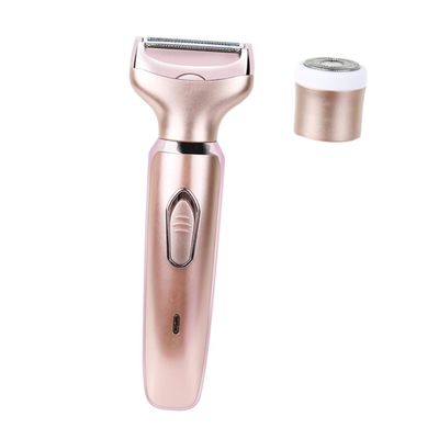 LIFKOME 2-in-1 Hair Removal Device Rechargeable Painless Body Hair Trimmer for Women Waterproof Shaver Compact Design for Home and Travel Use