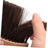 MERRYHAPY Solid Wood Handle Soft Bristle Hair Brush Men's Grooming Barber Shop Tool Haircut Brush view 3
