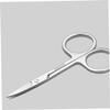 DEARMAMY Stainless Steel Eyebrow Scissors and Tweezers Set 2-Piece Grooming Kit for Precision Eyebrow Shaping and Trimming Professional Hair Removal Tools view 4