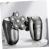PLAFOPE Waterproof Electric Shaver for Men Rechargeable Grooming Kit Multi-Blade Portable Travel Razor for Body and Beard Shaving view 3