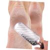 DEARMAMY Stainless Steel Foot File Scrubber Set 2 Pcs Double-Sided Foot Care Tools for Unisex Callus Remover view 2