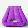 Spa Massage Table Pad Massage Table Pad Cover with Elastic Band Lash Bed Topper Comfortable Mattress Topper for Massage Bed Mattress with Hole for Beauty Square Head (purple(R),80 * 185cm) view 1
