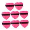 AUTSUPPL 8Pcs Heart Shape Makeup Puff Soft Facial Powder Puff with Strap for Loose Body Powder Lightweight Washable Smooth Touch Beauty Sponges view 1