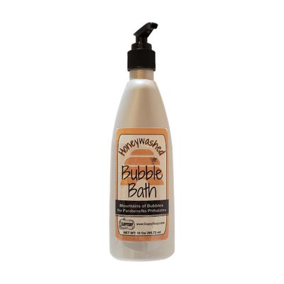 SloppySoap Honeywashed Bubble Bath, 10 oz, Paraben-Free, Natural Ingredients with Chamomile and Glycerin