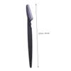 WOFASHPURET 3pcs Stainless Steel Eyebrow Razor Set Portable Eyebrow Trimmer Makeup Tool Kit Non-slip Grip Travel-friendly for Women Girls view 4