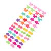CALLARON 50Pcs Cartoon Plastic Hairpins for Colorful Headdresses and Barrettes with Heart Flower Bow Butterfly Styles Cute Hair Supplies for Photography and Everyday view 1
