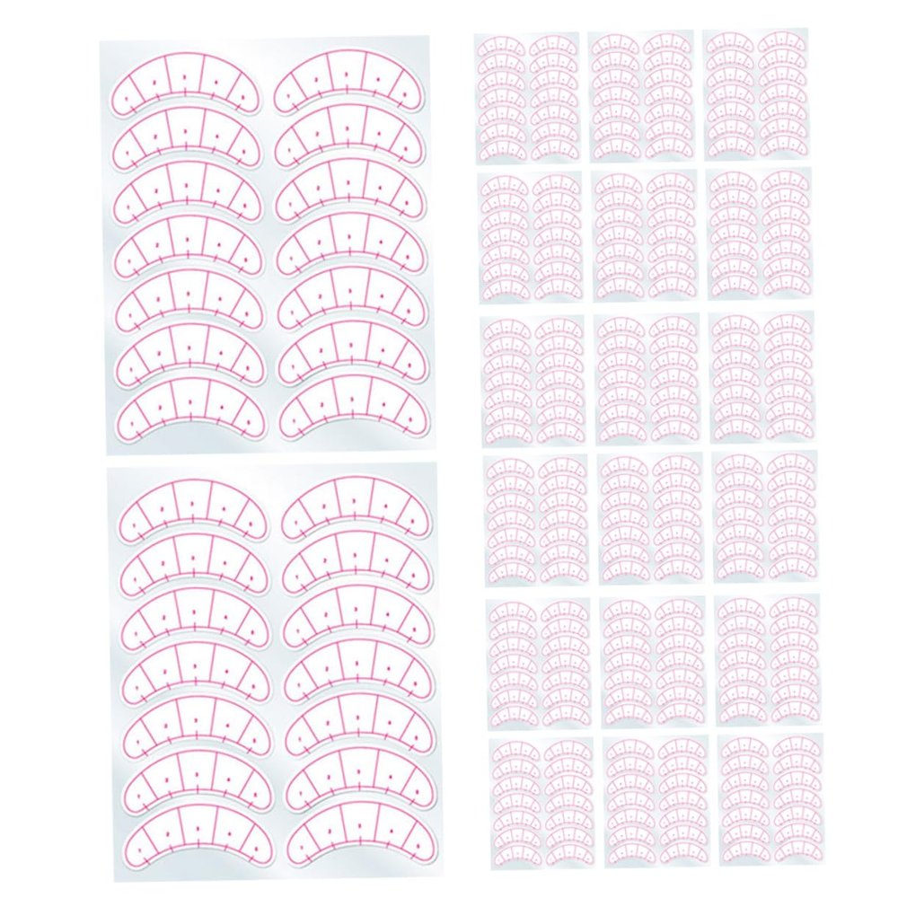 BATHVEVE 50sheets False Eyelash Holder Tape for Lash Extensions Lash Mapping Chart Beauty Tool