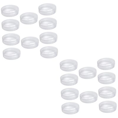 Alipis 20pcs Reusable Powder Case Empty Makeup Puff Storage Boxes Leakproof Design Compact Travel Toiletry Containers for Women