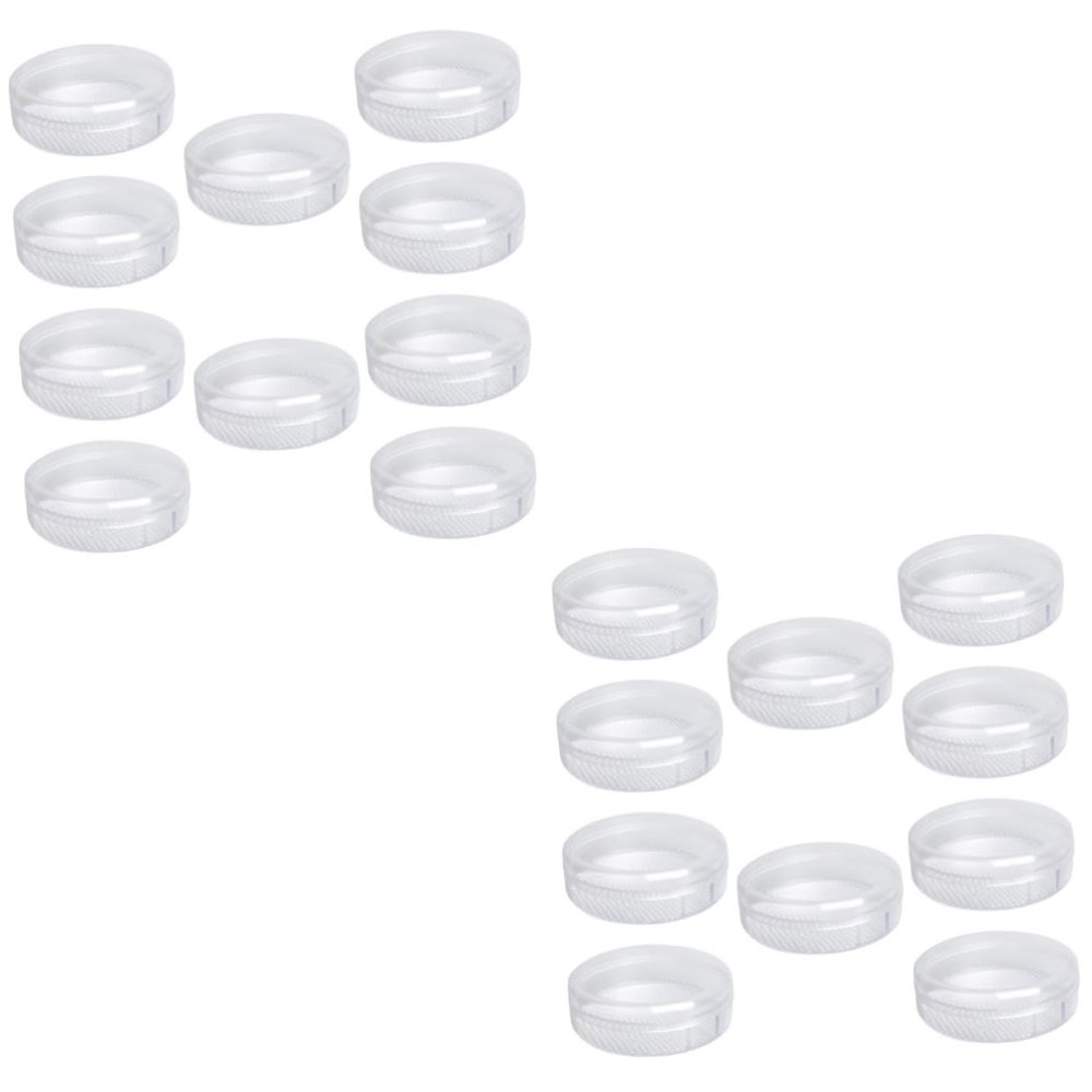 Alipis 20pcs Reusable Powder Case Empty Makeup Puff Storage Boxes Leakproof Design Compact Travel Toiletry Containers for Women