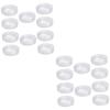 Alipis 20pcs Reusable Powder Case Empty Makeup Puff Storage Boxes Leakproof Design Compact Travel Toiletry Containers for Women view 1