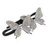 CALLARON Butterflies Hair Bun Maker Crystal Design Easy-to-Use Hair Bun Tool for Women for Casual or Formal Hairstyles view 1