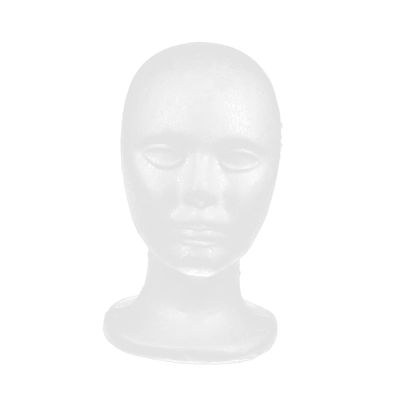 LOLIPPYY White Foam Mannequin Head for Wig Hair Hat and Glasses Display