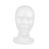 LOLIPPYY White Foam Mannequin Head for Wig Hair Hat and Glasses Display view 1