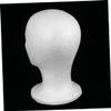 LOLIPPYY White Foam Mannequin Head for Wig Hair Hat and Glasses Display view 2