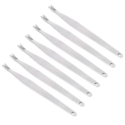 Beavorty Stainless Steel Dead Skin Forks 40PCS Manicure Tools for Home and Salon Cuticle Trimmers and Removers for Nail Care