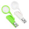 BESPORTBLE 2Pcs Nail Clipper with Magnifier Ergonomic Fingernail Cutter for Adults Easy Nail Shaping Cleaning Portable Design for Home Travel view 1
