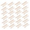 Beaupretty 150pcs Wax Stick Blue Soft Removal Facial Applicator Sticks Away Silky Strip Clean Hair Wax Spatulas Wooden view 1