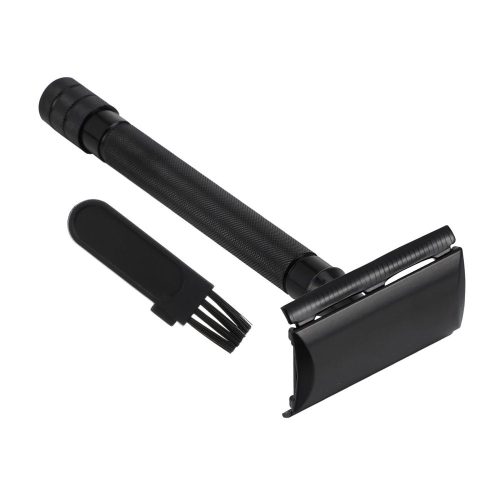 LOLIPPYY Razor for Men Reusable Double Edge Shaving Razor with Ergonomic Skin Friendly Design for Beard Trimming and Facial Shaving