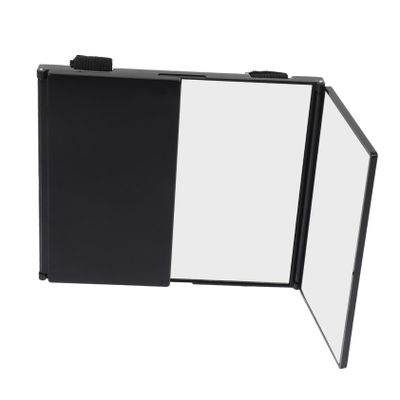ZUNOXAZ Foldable Car Visor Makeup Mirror Compact Design for Women Portable Car Mirror for-the-Go Touch-Ups