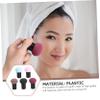 BATHVEVE 5Pcs Mushroom Shape Powder Puff Dual Use Loose Powder Applicators for Makeup Safe and Soft Cosmetic Sponges for Dry Wet Application view 3
