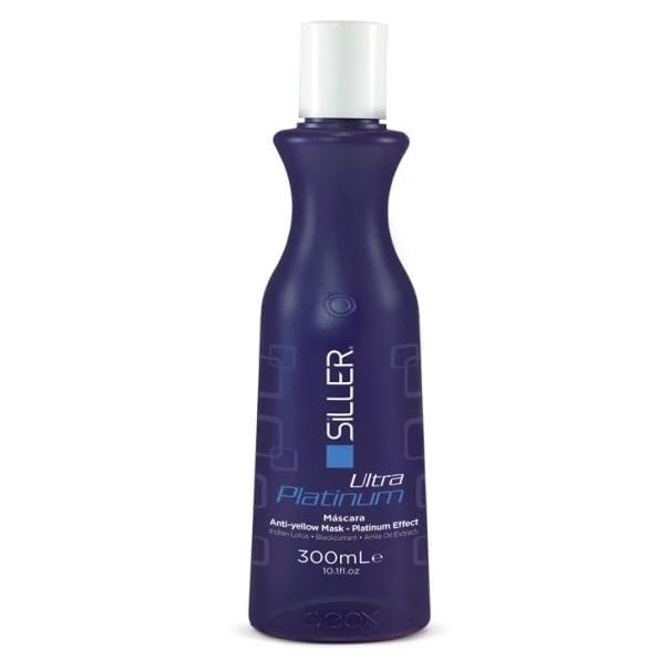 Beox Ultra Platinum Anti-Yellow Hair Siller, Platinum Effect Treatment for Blonde Hair, 300mL