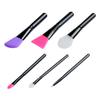 Beaupretty 6pcs Silicone Face Mask Brush Facial Care and Easy to Clean Applicators for Mud Masks Body Lotion and More Suitable for Sensitive Skin view 1