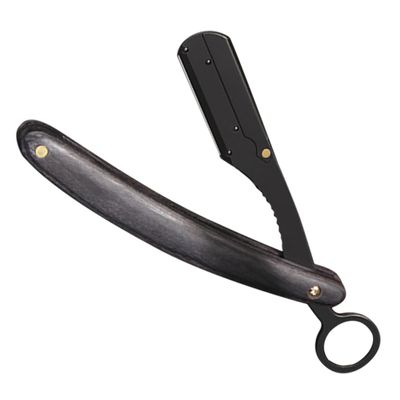 BESTYASH Folding Manual Razor for Men Stainless Steel Beard Trimmer Ergonomic Grip Professional Barber Shaving Tool for Close Shaving