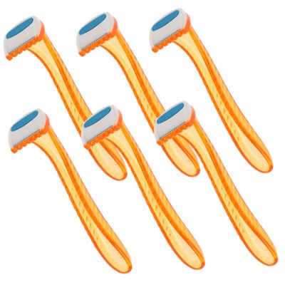 OSOLADY 6Pcs Women's Hair Razor Set Underarm Leg Bikini Shaver Intimate Hair Trimmer Comfortable Precise for Women Random Color