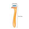 OSOLADY 6Pcs Women's Hair Razor Set Underarm Leg Bikini Shaver Intimate Hair Trimmer Comfortable Precise for Women Random Color view 2