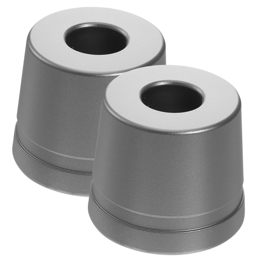 Healeved 2pcs Aluminum Stand for Manual Compact and Shaving Holder -resistant Base for Organizing Men Grooming Essentials