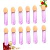 Beaupretty 100PCS Purple Handle Latex Cotton Eyeshadow Brush Set Double-Sided Eye Shadow Applicators for Women Portable Makeup Tools for Eyeshadow and Nail Art view 4