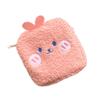 UTHCLO 1PC Portable Wash Bag Cute Cartoon Sanitary Pad Pouch for Stylish and Lightweight Storage Bag with Smooth Zipper for Easy Access for Toiletries and Essentials Pink Bunny view 1