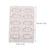 ARTSEWPLY 25pcs Manicure Sand Sheets Nails Pre-Treatment Sandpaper Coarse Grit Double-Sided Nail File view 2