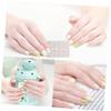 ARTSEWPLY 25pcs Manicure Sand Sheets Nails Pre-Treatment Sandpaper Coarse Grit Double-Sided Nail File view 4