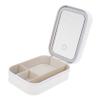 LOLIPPYY Travel Makeup Case with Lighted Mirror Small Makeup Organizer for Outdoor Use Durable Faux Bright Illumination for Easy Application for view 1